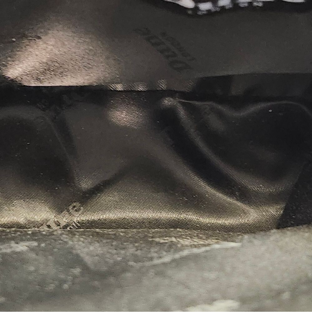 Dune London Genuine Leather & Calf Hair Handbag W Gold Accents, 9"x9"x4.5" - Picture 10 of 10